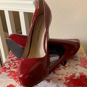 Chinese Laundry Red Patent Platform Stiletto W11